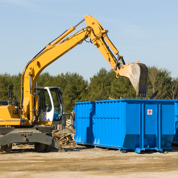 can i choose the location where the residential dumpster will be placed in Fort Rock OR